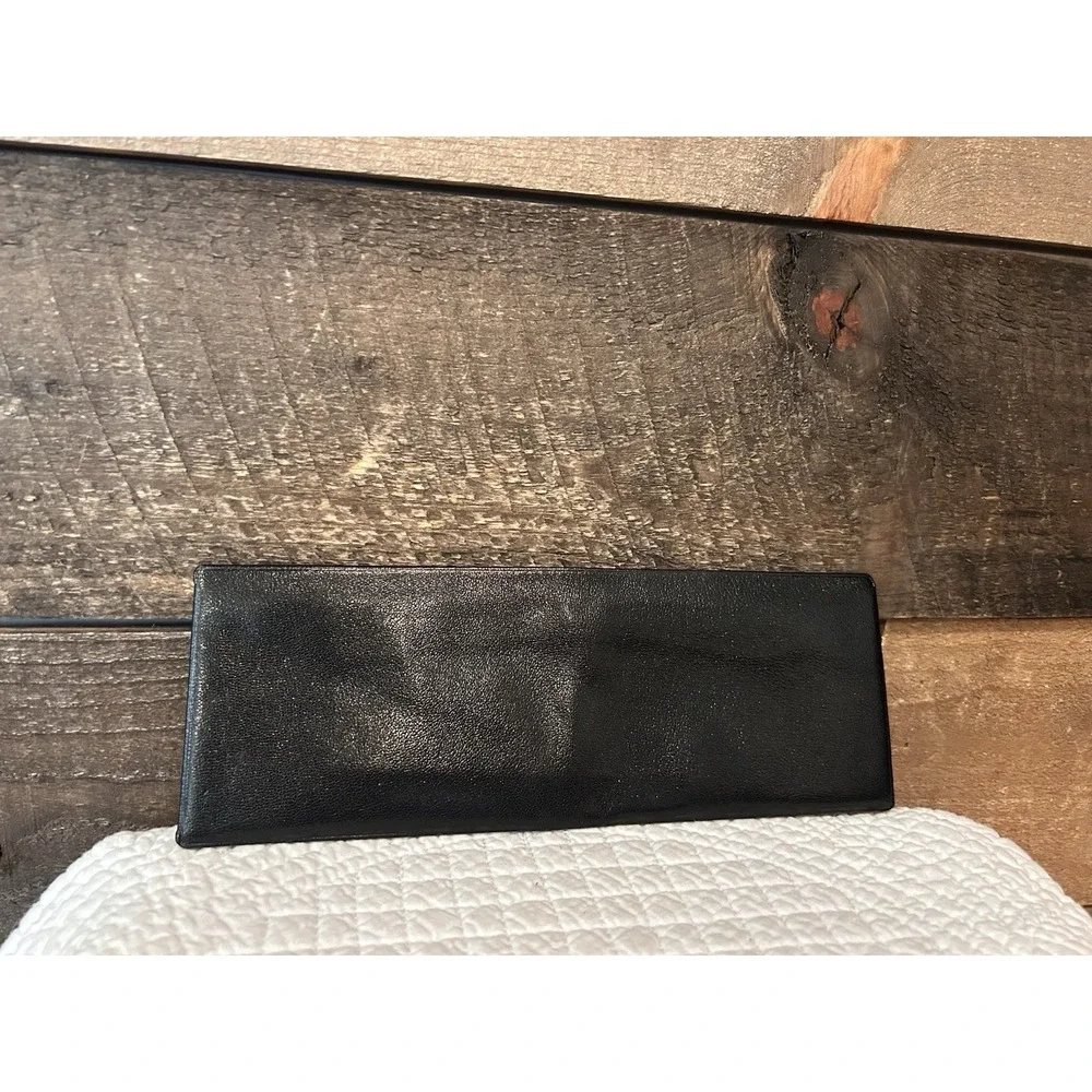 Prince Gardner Banker Men's Leather Bifold Wallet Banker Top Grain Cowhide Black